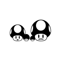 Mushroom Family vinyl decal sticker