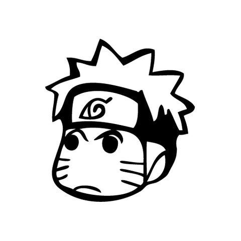 Ninja Naruto Head vinyl decal sticker