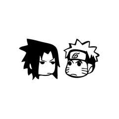Ninja Naruto Sasuke Stare Contest vinyl decal sticker