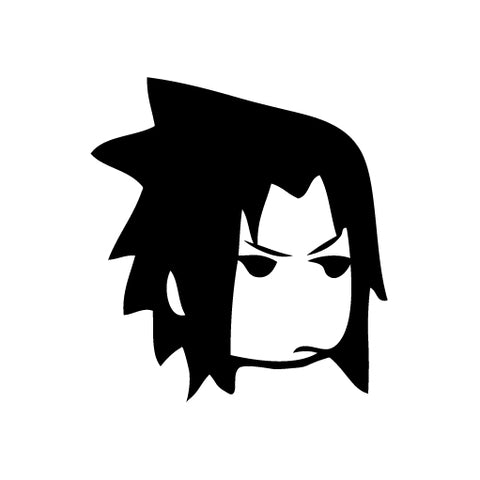 Ninja Sasuke Head vinyl decal sticker