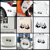 Panda Cute Mirror vinyl decal sticker where you can apply