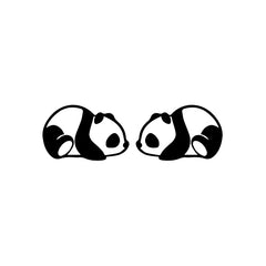 Panda Cute Sleeping vinyl decal sticker