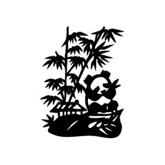 Panda House vinyl decal sticker