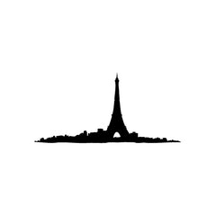Paris Tower View vinyl decal sticker
