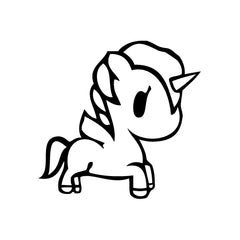 Pegasus Rainbow vinyl decal sticker