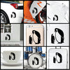 Penguin Whats Up vinyl decal sticker where you can apply