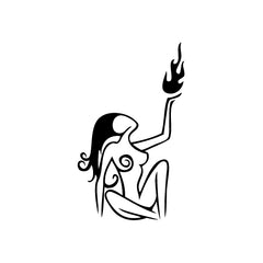 Princess Fire Art vinyl decal sticker