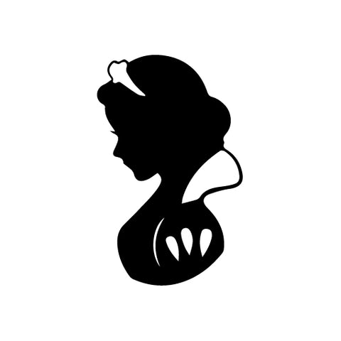 Princess Snow White Side vinyl decal sticker