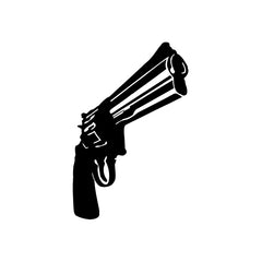 Revolver Shoot vinyl decal sticker