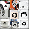 Robot Sky Castle Stare vinyl decal sticker where you can apply