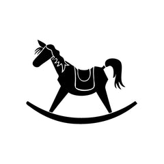 Rocking Horse Baby Toy vinyl decal sticker