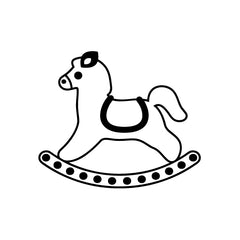 Rocky Horse Baby Favourite Toy vinyl decal sticker