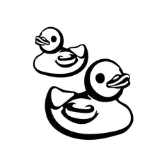 Rubber Duck Bathroom vinyl decal sticker