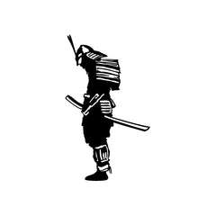 Samural Silent vinyl decal sticker