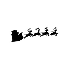 Santa Claus Bring Joy To World vinyl decal sticker