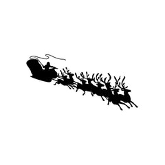 Santa Claus Christmas Holiday Come vinyl decal sticker