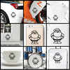 Santa Claus Laugh vinyl decal sticker where you can apply