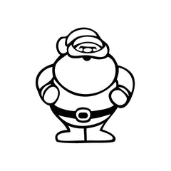Santa Claus Laugh vinyl decal sticker