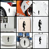 Saxophonist Famous Jazz vinyl decal sticker where you can apply