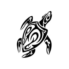 Sea Turtle Swim Up vinyl decal sticker