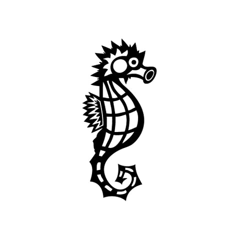 Seahorse Bubble vinyl decal sticker