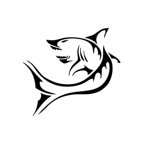 Shark Blue Sea vinyl decal sticker