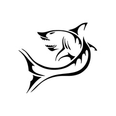 Shark Blue Sea vinyl decal sticker