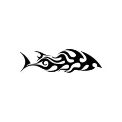 Shark Curve vinyl decal sticker