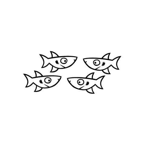 Shark Zone vinyl decal sticker