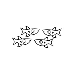 Shark Zone vinyl decal sticker