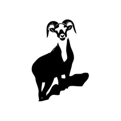 Sheep Mountain vinyl decal sticker