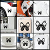 Skull Butterfly vinyl decal sticker where you can apply