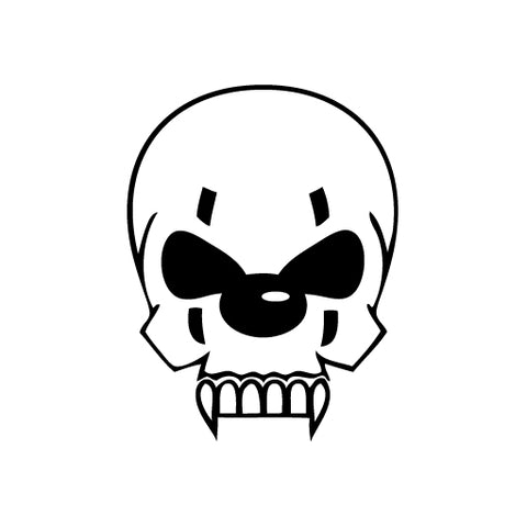 Skull Clown vinyl decal sticker