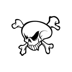 Skull Crossbone Punisher vinyl decal sticker