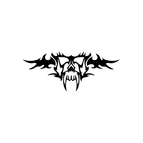 Skull Face Mask vinyl decal sticker