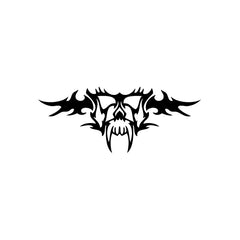 Skull Face Mask vinyl decal sticker