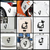 Skull Laugh King vinyl decal sticker where you can apply