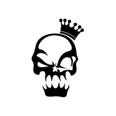Skull Laugh King vinyl decal sticker