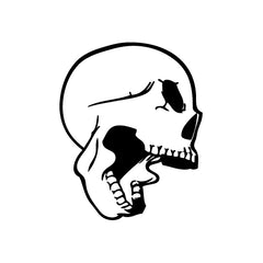 Skull Mouth Eat Up vinyl decal sticker