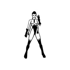 Solider Sexy Suit vinyl decal sticker