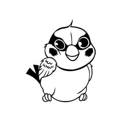 Sparrow Wink vinyl decal sticker