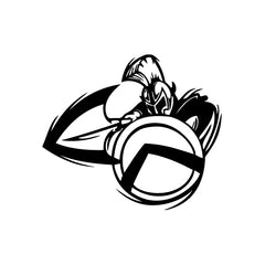 Spartan Spear vinyl decal sticker