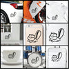 Squirrel Run vinyl decal sticker where you can apply