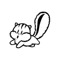 Squirrel Run vinyl decal sticker