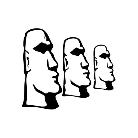 Stone Head Mystery vinyl decal sticker