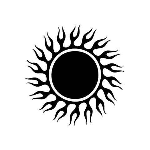 Sun Blade vinyl decal sticker