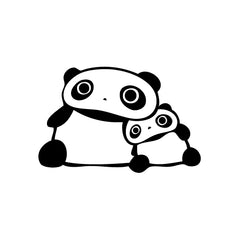 Tare Panda Care vinyl decal sticker