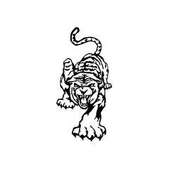 Tiger Art vinyl decal sticker
