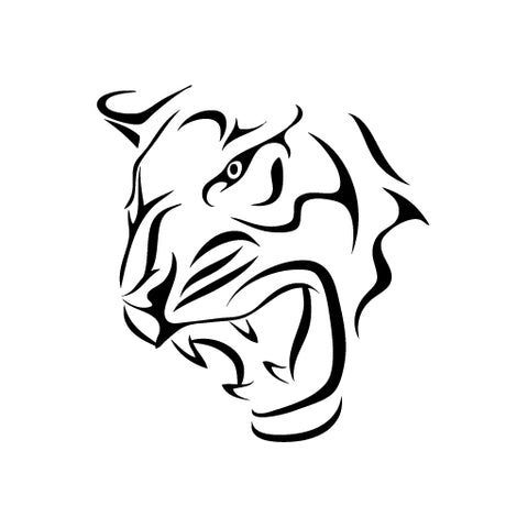 Tiger Hunt vinyl decal sticker