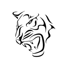 Tiger Hunt vinyl decal sticker